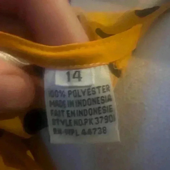 Peters and Ashley polka dot blouse size 14 NWOT. Black and orange short sleeve - Picture 9 of 15